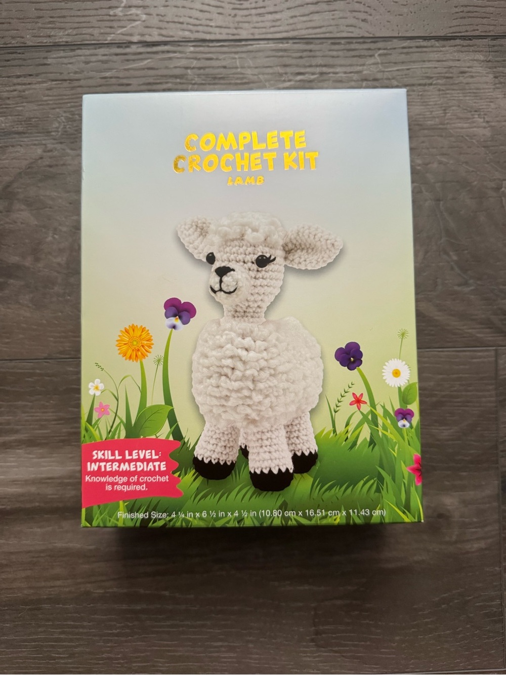 Needle Creations Complete Crochet Kit Spring Lamb - Skill Level Intermediate